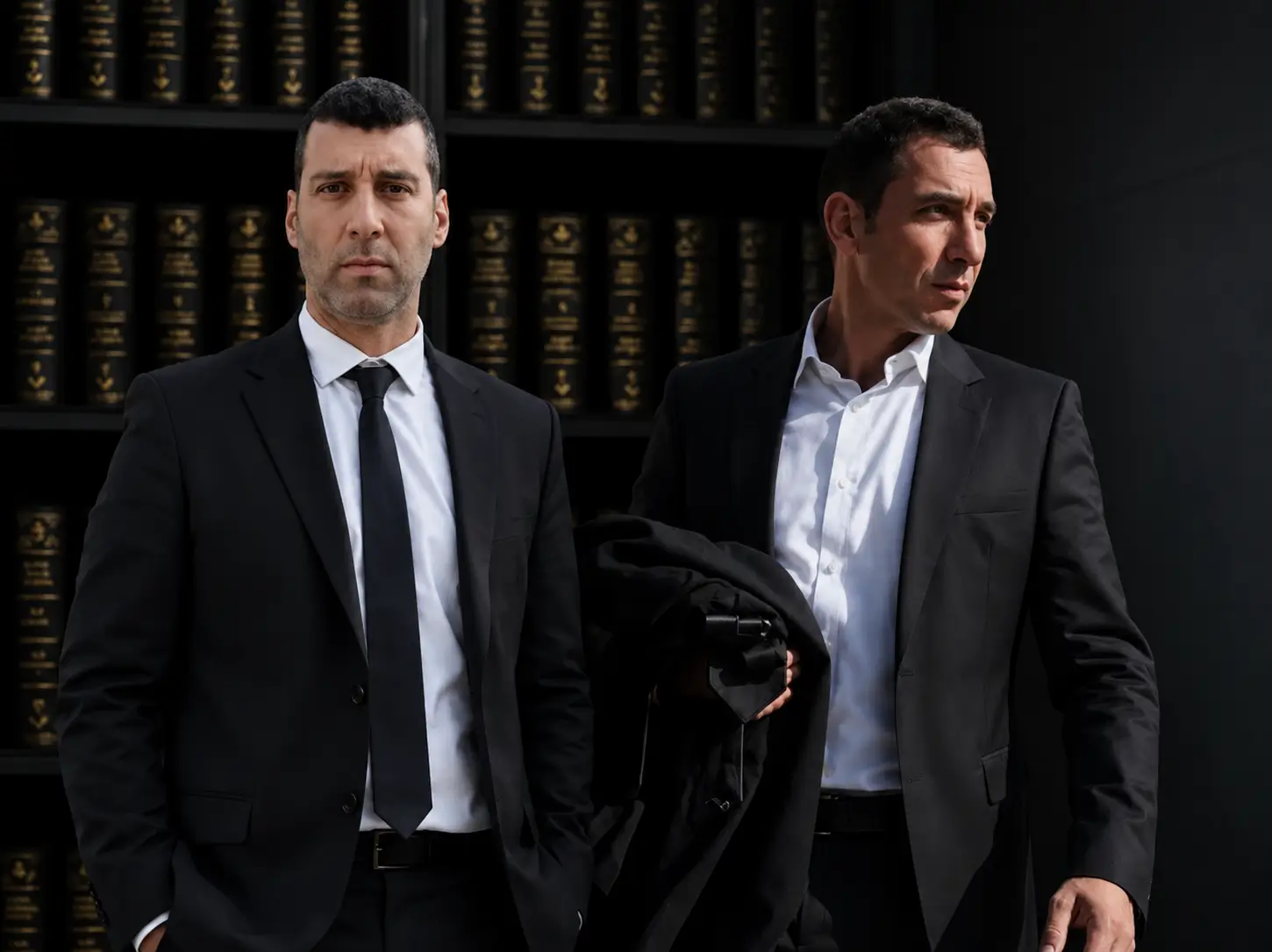 עורכי הדין אלעד פלג וחופן שטרייכר